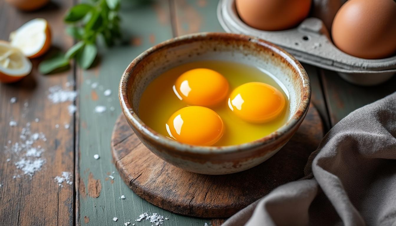 découvrez 10 recettes savoureuses pour utiliser vos jaunes d'œufs et éviter le gaspillage alimentaire. idées faciles et délicieuses pour ne plus jamais les jeter !