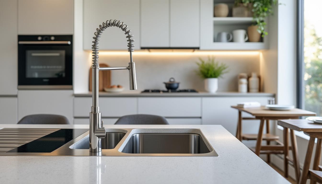 découvrez notre guide complet pour choisir l'évier le moins salissant, facile à entretenir et idéal pour votre cuisine.