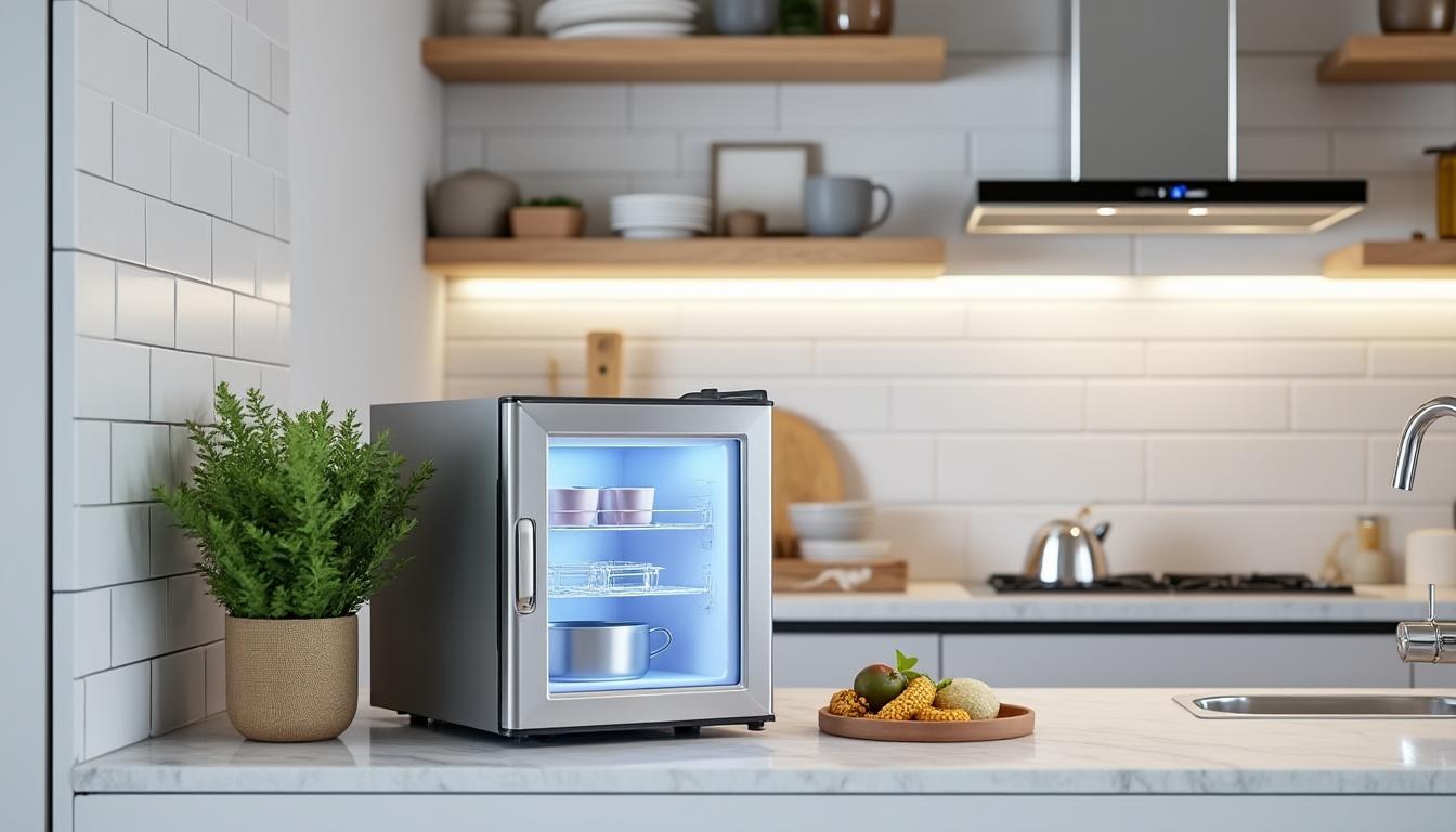 découvrez notre sélection de mini frigos disponibles en magasin leclerc : compacts, pratiques et adaptés à tous vos besoins pour conserver vos aliments et boissons au frais.