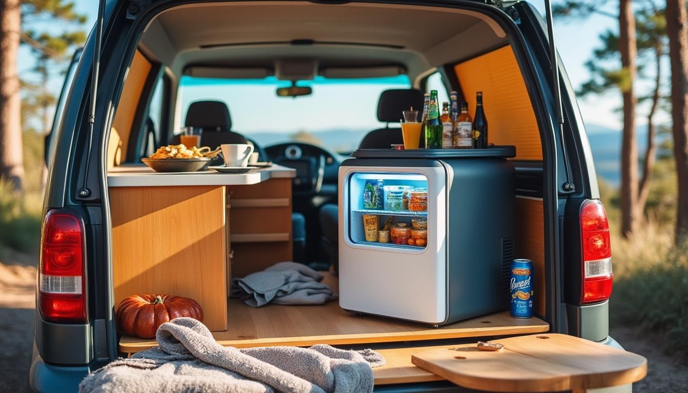 découvrez les critÚres essentiels à vérifier pour choisir un mini frigo adapté à la vanlife et profitez d'une alimentation fraßche en voyage.