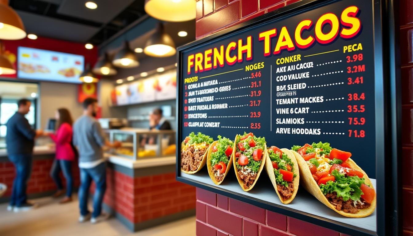 découvrez le guide complet des tailles, prix et composition des menus o'tacos pour choisir le menu parfait selon vos envies.